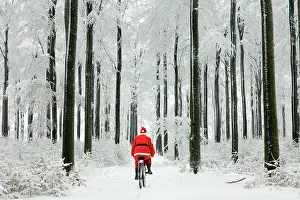 Bikes: Father Christmas - on a bicycle