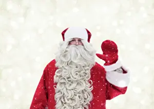 Father: Father Christmas / Santa waving Digital Manipulation