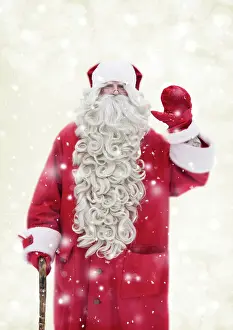 Father: Father Christmas / Santa waving Digital Manipulation