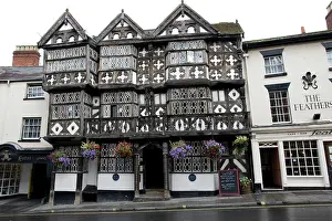 Hotels: Feathers Hotel originating from 1619 Ludlow Shropshire UK