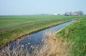 Drain: Fens - drain, farmland