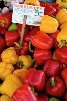 Sale: Finland, Helsinki. Produce at an outdoor