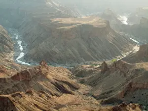 Curves: The Fish River Canyon is with a length of 160 km
