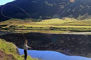 Trout: Fisherman - Fly Fishing for trout and salmon