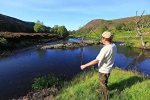 Trout: Fisherman - Fly Fishing for trout and salmon