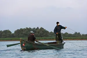 Fisherman: Fishermen in the Danube Delta in Romania