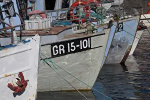Harbours: Fishing boat in the habour - Uummannaq, Greenland