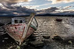 Natales: Fishing Boats at boat graveyard