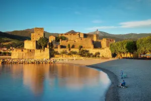 Fishermen: Fishing at dawn below the Royal Castle and