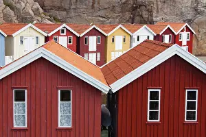 Bohuslaen: Fishing huts Smoegen Colourful Traditional Fishing Huts