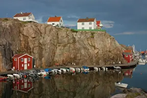 Docks: Fishing huts Smoegen Colourful Traditional Fishing Huts