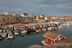 Docks: Fishing huts Smoegen Colourful Traditional Fishing Huts