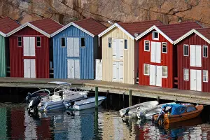 Docks: Fishing huts Smoegen Colourful Traditional Fishing Huts