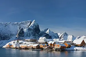 Fishery: Fishing Village Sakrisoy in winter