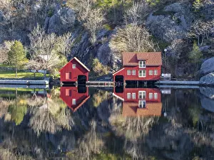 Isolation: Fjord near Ana Sira at the norwegian southern coast