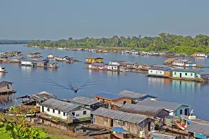 Junction: Floating Houses part of the town at the junction