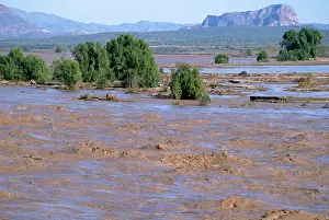 1993: FLOODING - Gila River, Arizona, USA, January 1993