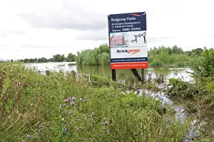 Inundated: Flooding - Large bill board adverting exclusive