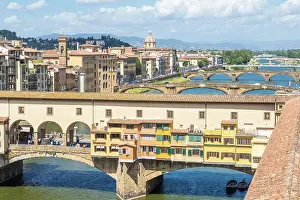 Tuscany: Florence, Italy - Circa June 2021: city landscape