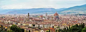 Gerometta: Florence, Tuscany. Panorama of the city