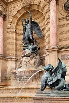 Built: Fontaine Saint Michel, built by Gabriel