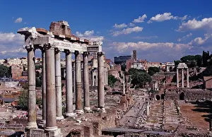 Touristen: Forum Romanum, Italien, Rom | Forum Romanum, Italy