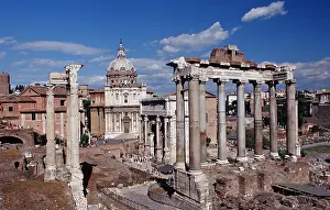 Touristen: Forum Romanum, Italien, Rom | Forum Romanum, Italy