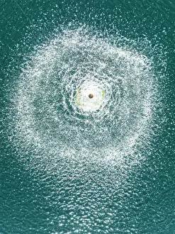 Resort: Fountain in the La Noria Golf Resort. Aerial view