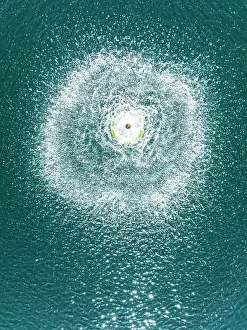 Resort: Fountain in the La Noria Golf Resort. Aerial view