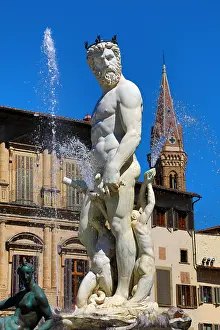 Piazza: Fountain of Neptune in the Piazza della Signoria