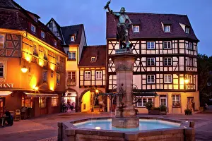 Shop: Fountain and statue of Baron Lazare de Schwendi