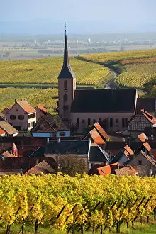 Vins: France, Bas-Rhin, Alsace Region, Alsatian