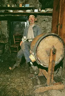 Butter: FRANCE - Butter maker with his cat