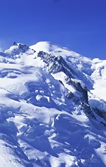 Massive: France, Chamonix. Mt. Blanc as seen from