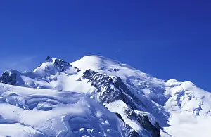 Massive: France, Chamonix. Mt. Blanc as seen from