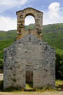 Smith: France, Corsica. Abandoned stone church