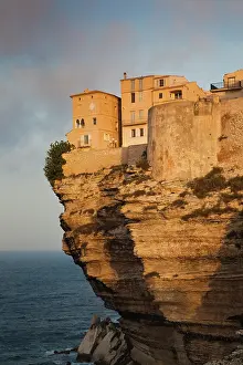 Cliffside: France, Corsica, Bonifacio, cliffside houses