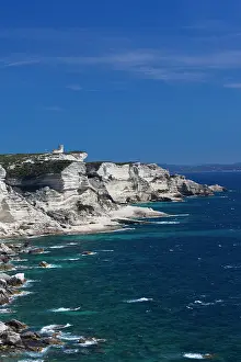 Corse: France, Corsica, Bonifacio, elevated view