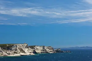 Corse: France, Corsica, Bonifacio, elevated view