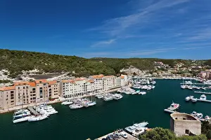 Department: France, Corsica, Bonifacio, elevated view