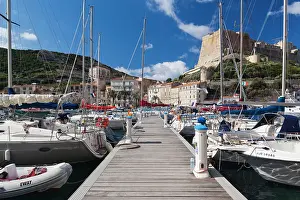 Citadel: France, Corsica, Bonifacio, port and Citadel