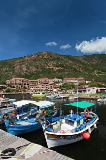 Porto: France, Corsica, Calanche, Porto, town harbor