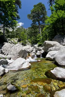 Smith: France, Corsica. Clear water and granite