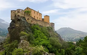 Smith: France, Corsica. Fortress on rock in Corte