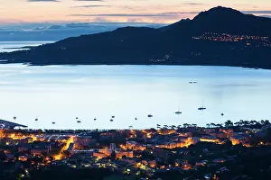 Corse: France, Corsica, La Balagne, Calvi, elevated