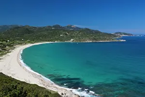 Corse: France, Corsica, La Balagne, Plage Lozari