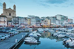 Corse: France, Corsica, Le Cap Corse, Bastia, view
