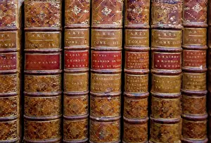 Book: France, Corsica. Old books in Ajaccio municipal