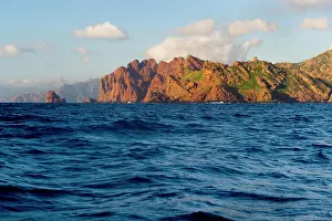 Pinnacle: France, Corsica. Pinnacles of red granite