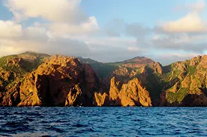 Pinnacle: France, Corsica. Pinnacles of red granite
